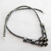 18inch Paved Hematite Beads Strands Necklace